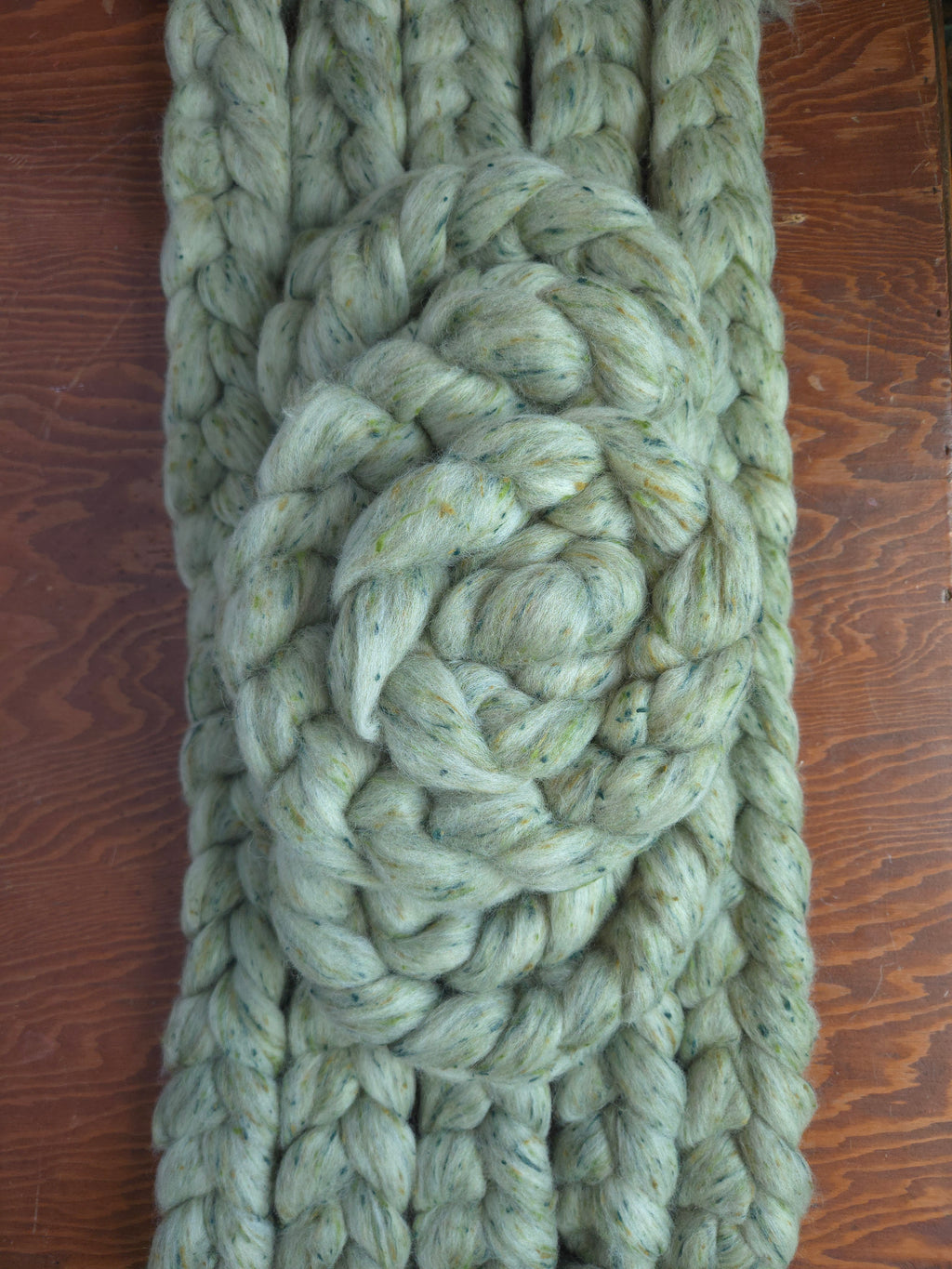 Heritage Green Tweed Top