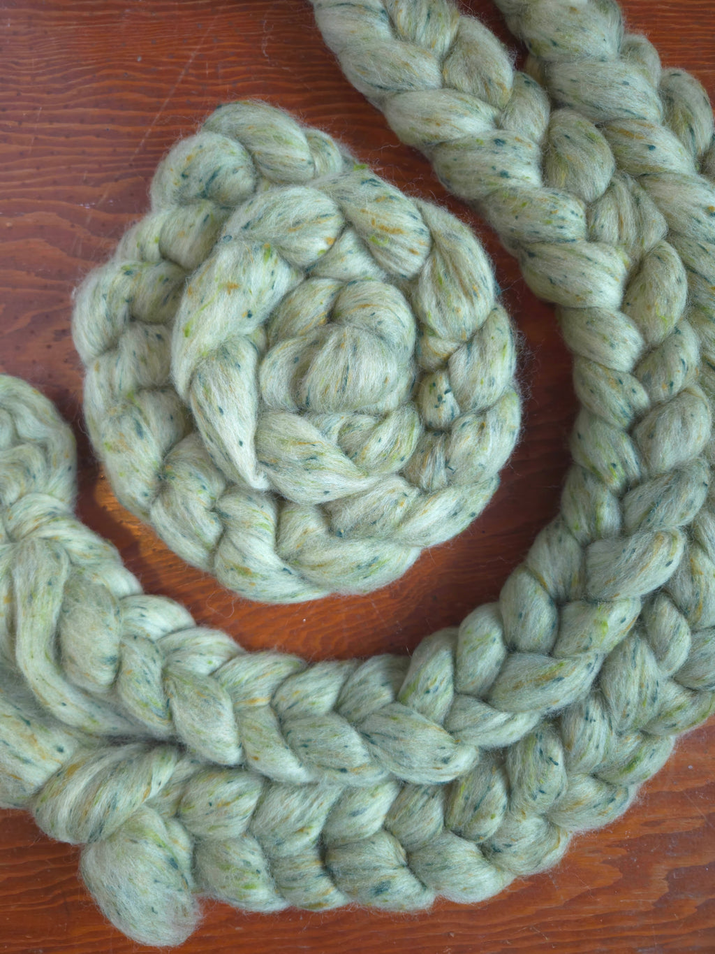 Heritage Green Tweed Top